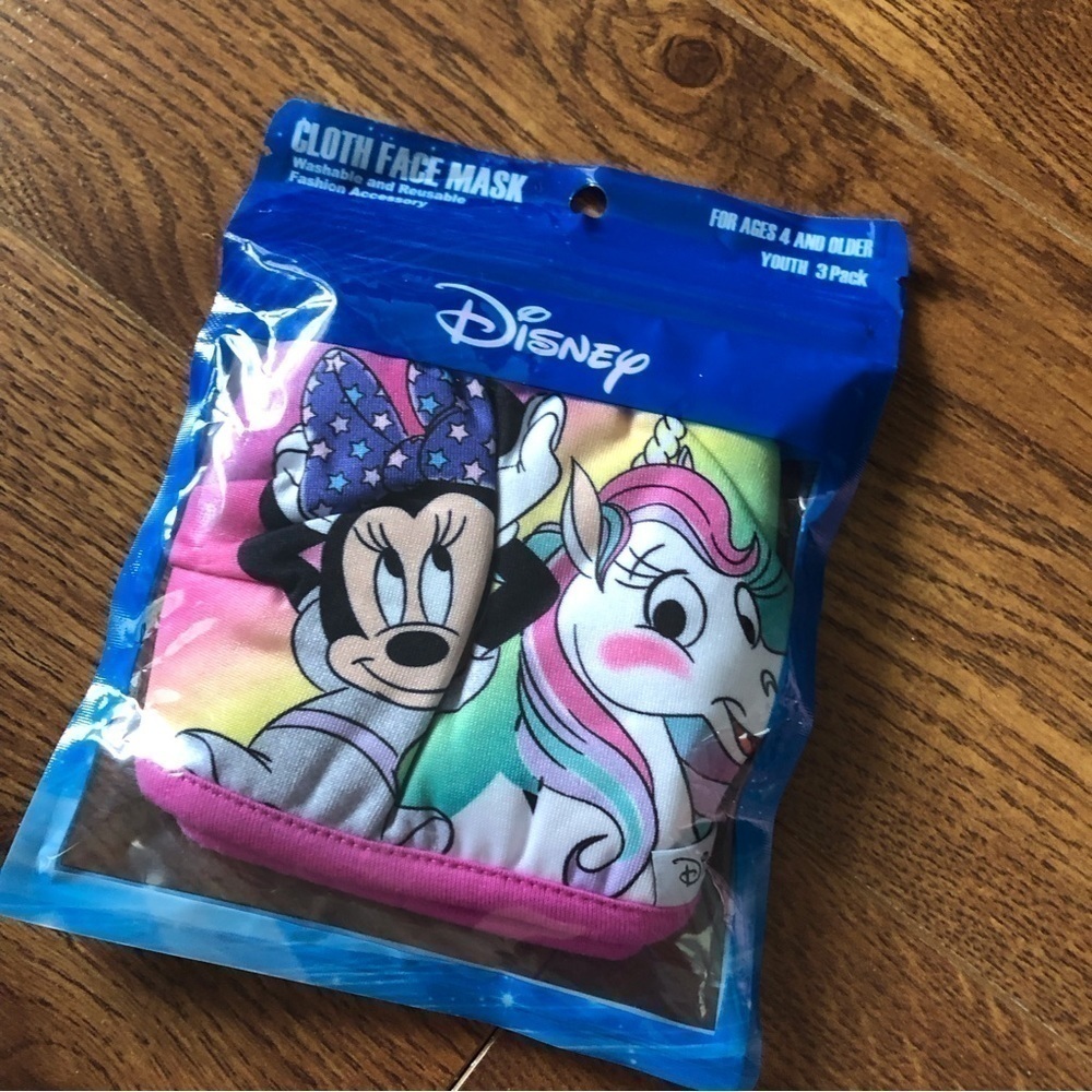 Disney Reusable Cloth Face Mask 3pack in size Youth